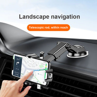 Soporte universal ajustable para teléfono de coche, soporte de ventosa de gravedad para iPhone 13 Pro Xiaomi, montaje GPS estable Universal