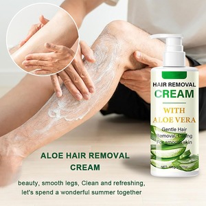 Crème dépilatoire pour le visage douce et non irritante Peau sensible Crème dépilatoire à l'aloe vera pour femmes Crème dépilatoire pour le visage - Product Image 2