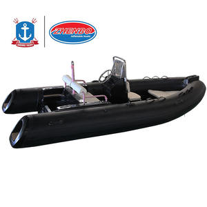 家族に優しい430グラスファイバーリブインフレータブルボート1.2mm厚電気釣りエンターテインメントドリフトリブボートウォータースポーツ - Product Image 6