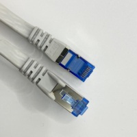 Kabel Patch RJ45 8P8C CAT6A S/FTP Berpelindung Al untuk Jaringan Ethernet dengan Konduktor BC/CCA/CCS Low Loss
