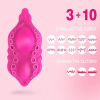 Vibrador de Clítoris Invisible y Silencioso para Mujer, Control por Aplicación, Estimulador Sexual con Función de Succión