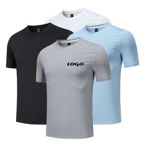 เสื้อยืดกีฬา โพลีเอสเตอร์ 100% หลายสี เสื้อยืดเทนนิส ฟิตเนส วิ่ง ผู้ชาย แขนสั้น - Product Image 1