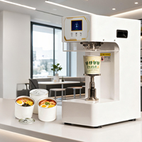 Machine de scellage de canettes multifonction certifiée CE, entièrement automatique, 110V/220V, facile à utiliser, adaptée aux bouteilles de boissons de 55 mm