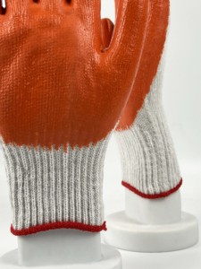 Guantes de Trabajo de Alta Calidad con Recubrimiento de Látex Anti-Corte, Forrados de Poliéster, con Palma Recubierta de Goma, Protección Anti-Corte - Product Image 2