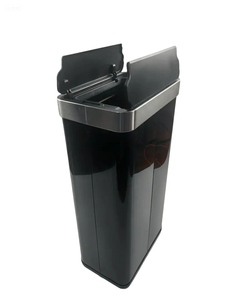 2025 Eco-Friendly Stainless Steel Electronic Trash <b>Bin</b> <b>Sensor</b> Operated Foldable Lid Home Use Office Bathroom Bedroom Kitchen - Product Image 2