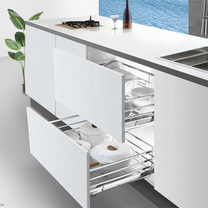 Armoire de cuisine pour <span class=keywords><strong>micro</strong></span>-ondes, armoire avec accessoires, tiroir, panier - Product Image 1