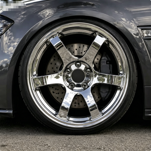 Rines JUWA TE37 Forjados en Cromo Personalizados de 19 y 20 Pulgadas con Borde Profundo 5x114.3 5x120 para 350Z 370Z Supra Civic IS BMW F30 G20 F32 G22 M3 M4 - Product Image 6