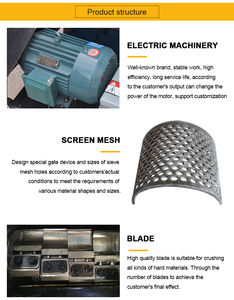 Промышленная электрическая дробилка для животных, измельчитель для корма для собак, корм, свиньи, коровы, говядины, мяса и кости, машина для продажи - Product Image 4