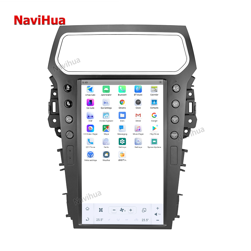 Navihua 12,1 дюймов сенсорный экран Android автомобильный стерео радио DVD плеер GPS навигации для Ford Explorer 2015 2016 2017 2018 2019