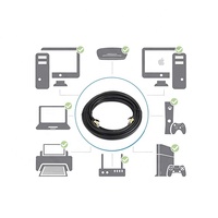 40gbps 2000Mhz Câble Réseau Cat8 15 Mètres Chat 8 Câble Ethernet 50ft Cat8 Câble