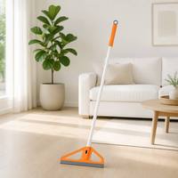 Grattoir magique antistatique OEM avec manche de 104,5 cm |   Fabricant de grattoirs à sol en TPR |   Essuie-glaces en gros, MOQ 500
