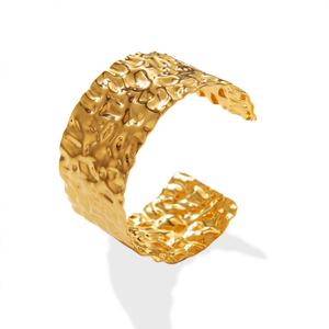 Bracelets et Joncs Élégants en Acier Inoxydable Massif 316L Plaqué Or 18K pour Femme – Bijoux Tendance - Product Image 5