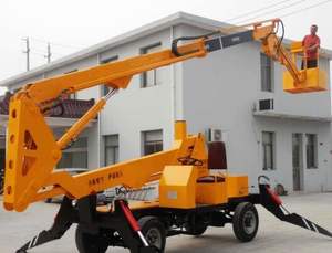 رافعة ذراع العنكبوت المقطورة كهربائيًا رافعة هيدروليكية مفصلية لمنصة العمل تستخدم لصيانة السقف - Product Image 5