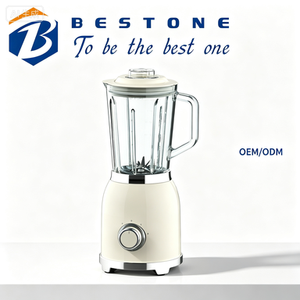 เครื่องปั่นแก้ว BESTONE รุ่น Retro ความจุ 1.5 ลิตร แบบไฟฟ้า ควบคุมความเร็ว 2 ระดับ สำหรับใช้ในครัวเรือน รับผลิตแบบ OEM ODM - Product Image 1