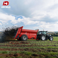 Réservoir à fumier organique haute résistance, taille de chariot personnalisable, certifié CE ISO, robuste, pour travaux agricoles