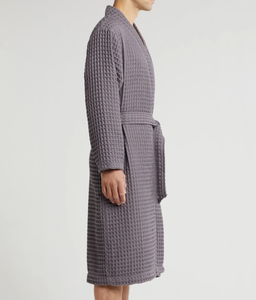 Trending Custom Embroidered Logo Boys Kimino <strong>Men</strong> Bathrobe Spa Knit <strong>Robe</strong> Unisex Sleepwear Home Hotel Bathrobes <strong>Men's</strong> <strong>Waffle</strong> <strong>Robes</strong> - Product Image 3