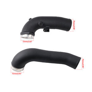 ท่อชาร์จอลูมิเนียม CNC แบบไหลสูง SLE สำหรับ BMW M5 F10 M6 F12 F13 4.4T V8 AIM107-BK - Product Image 6