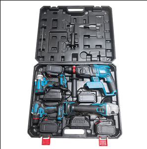 21V Factory Brushless Cordless Drill Kit, Lithium-ion Battery Power Tool <strong>Set</strong> - Product Image 1