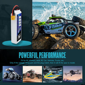 VSVAW 3S FPV Drone Lipo pil 11.1V 6000mAh 60C XT60 fiş ile yumuşak ambalaj için RC araba RC helikopterler kamyon RC Model parçaları - Product Image 6