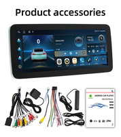 BQCC 12.3 ''2Din Android autoradio Octa DSP 4G GPS WIFI pour universel Mirrorlink RDS sans fil Carplay Android Auto lecteur de voiture