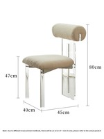 Acryl Make-up Stuhl für Wohnzimmer Schlafzimmer Esszimmer Hotel Verwendung-Schmink tisch Essential