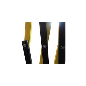 Espandibile Giallo Nero di Plastica A Spruzzo Temporaneo di Base In Gomma di Alluminio Barriera Stradale - Product Image 3