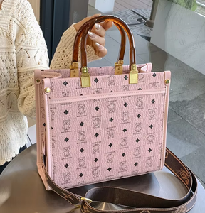 Women's Printed PU Water Resistant Large Capacity Commuter Tote <strong>Bag</strong> with Zipper Closure Crossbody Handbag - Product Image 6