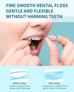 2024 New Vegan nha khoa chỉ tơ nha khoa Nylon Fluffy mở rộng chỉ tơ nha khoa làm sạch sâu chỉ tơ nha khoa - Product Image 5