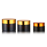 Vente en gros d'usine fournisseur ODM OEM 5g 10g 15g 30g 50g 100g Bocal en verre de couleur personnalisée Pot en verre vide pour crème contour des yeux Baume à lèvres avec couvercle en plastique aluminium