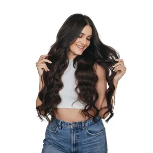Cabello Humano Remy Indio con Trama Cosida a Máquina - Product Image 3