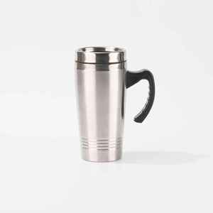 Cross-border Wholesale Modern 304 Stainless Steel Vacuum Double-walled Insulated Cups Handles Plastic Inner Liners Leak-proof - Product Image 1