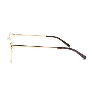 Vente en gros de montures de lunettes optiques en métal titane, légères et confortables, au design simple et moderne pour femmes - Product Image 3