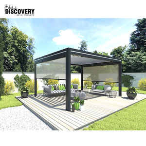 Pergola bioclimatique en aluminium de style moderne pour l'extérieur, système de toit à lames orientables, pergola bioclimatique <span class=keywords><strong>5x3</strong></span> 4x3 6x4 en aluminium - Product Image 5