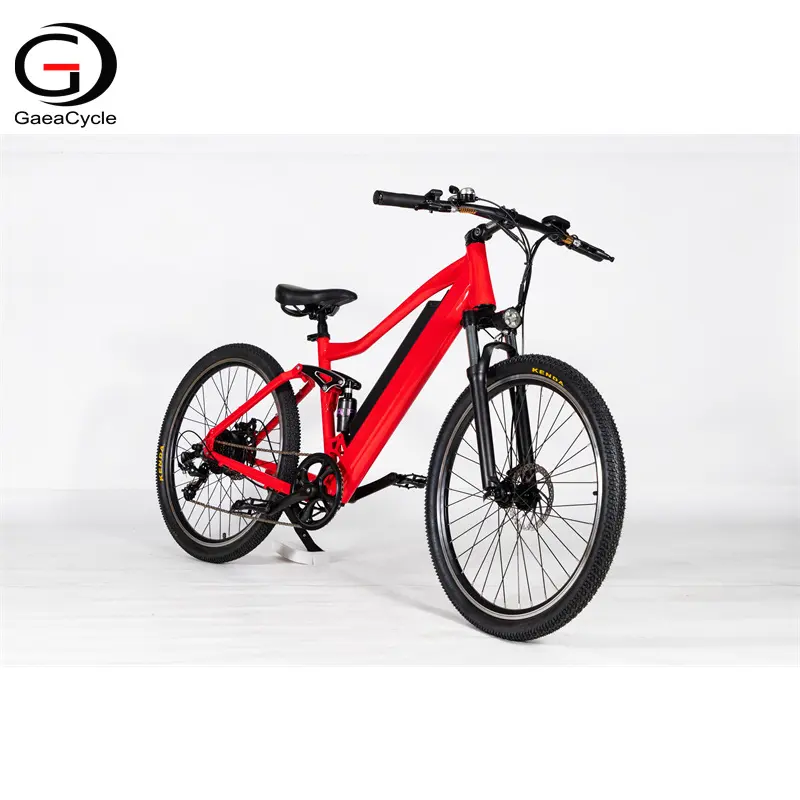 GaeaCycle 26/27.5inch popular Mountain electric bike full suspension electric bicycle for sale