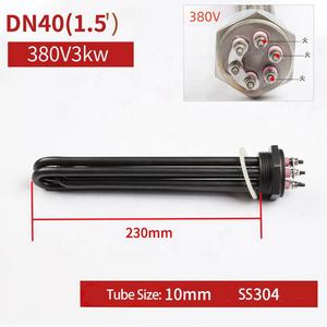 DN40 DN50 Tauchsieder Elektrisches Heizelement 220 380V Edelstahl 304 Heizstab für Thermalöl Industrie-Wassertank-Boiler mit 115er Flansch - Product Image 4
