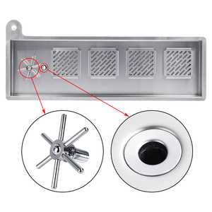 Station de rinçage pour café et thé Boba en acier inoxydable 304 <span class=keywords><strong>avec</strong></span> <span class=keywords><strong>robinet</strong></span>, quatre trous de drainage, pour installation sous évier - Product Image 5