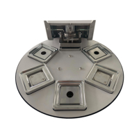 Nouvelle machine pneumatique semi-automatique PPX de haute qualité pour la fabrication de badges aimantés en plastique 50*50mm (2*2 pouces) avec cœur de récipient sous pression