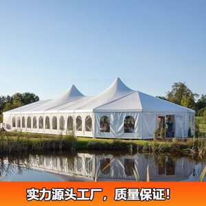Tente de réception modulaire pour 500 personnes, structure en acier, toit en PVC imperméable, utilisation quatre saisons - Product Image 3