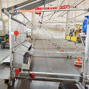 อุปกรณ์การเลี้ยงสัตว์ปีกในประเทศจีน ระบบให้อาหารและน้ำอัตโนมัติ โรงเรือนเลี้ยงไก่เคลื่อนที่ - Product Image 5