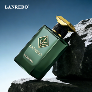 Custom Luxury 100ml Forst Green <b>Perfume</b> Bottle 30ml 50ml square <b>Perfume</b> Glass Bottle 15mm Crimp <b>Perfume</b> Bottle with Gift Box - Product Image 2
