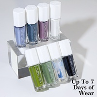 KUDAN 20Y Vernis à ongles pelable à base d'eau, ton neutre mat, tenue 7 jours, sans odeur, CPNP HALAL ISO22716, OEM, Vente en gros, Faible MOQ