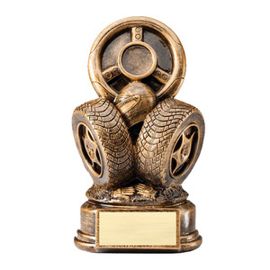 Trofeo de Karting Personalizado de Poliresina con Diseño Divertido de Deportes de Motor, Premios de Carreras de Coches de Resina - Product Image 2