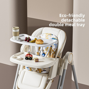 Silla Alta Multifuncional Plegable para Bebé, Reclinable y con Función de Balanceo, para el Hogar, Segura para Bebés y Niños, Venta al Por Mayor - Product Image 3