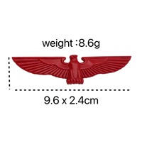 Porte-badge magnétique modèle Aigle pour épinglette, échantillon gratuit, en alliage de zinc, broche souvenir sportif, badge métallique