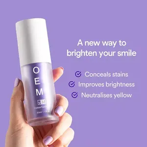 Toothpaste Cheap Wholesale V34 Colour Corrector 30ml Purple Teeth Whitening Toothpaste Private Label