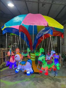 Carrusel Luminoso Portátil en Oferta, Juego Mecánico para Niños con Música para Parques de Diversiones, Equipo de Juego para Exteriores - Product Image 3
