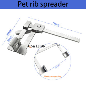 QSWTITAN animales pequeños Rib Retractor Pet <span class=keywords><strong>Bone</strong></span> <span class=keywords><strong>Distractor</strong></span> Acero inoxidable Pet Cirugía Instrumentos Autoclavable - Product Image 6