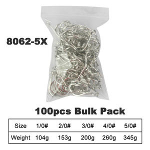 LureStorm Vente flash 8062 <span class=keywords><strong>5X</strong></span> Hameçons de jigging lourds en acier au carbone pour la pêche à la traîne et la pêche en mer profonde, hameçon pour le thon en eau salée - Product Image 6