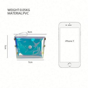 Monedero Transparente de PVC Holográfico, Elegante y Lindo, Impermeable, Mini Bolso para Niñas, Venta al Por Mayor - Product Image 2