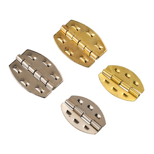 Furniture Hinge Iron Surface Mount Traditional Style Durable Plated H Type For Wooden <b>Boxes</b> <b>Packaging</b> Luggage Hardware - Product Image 5